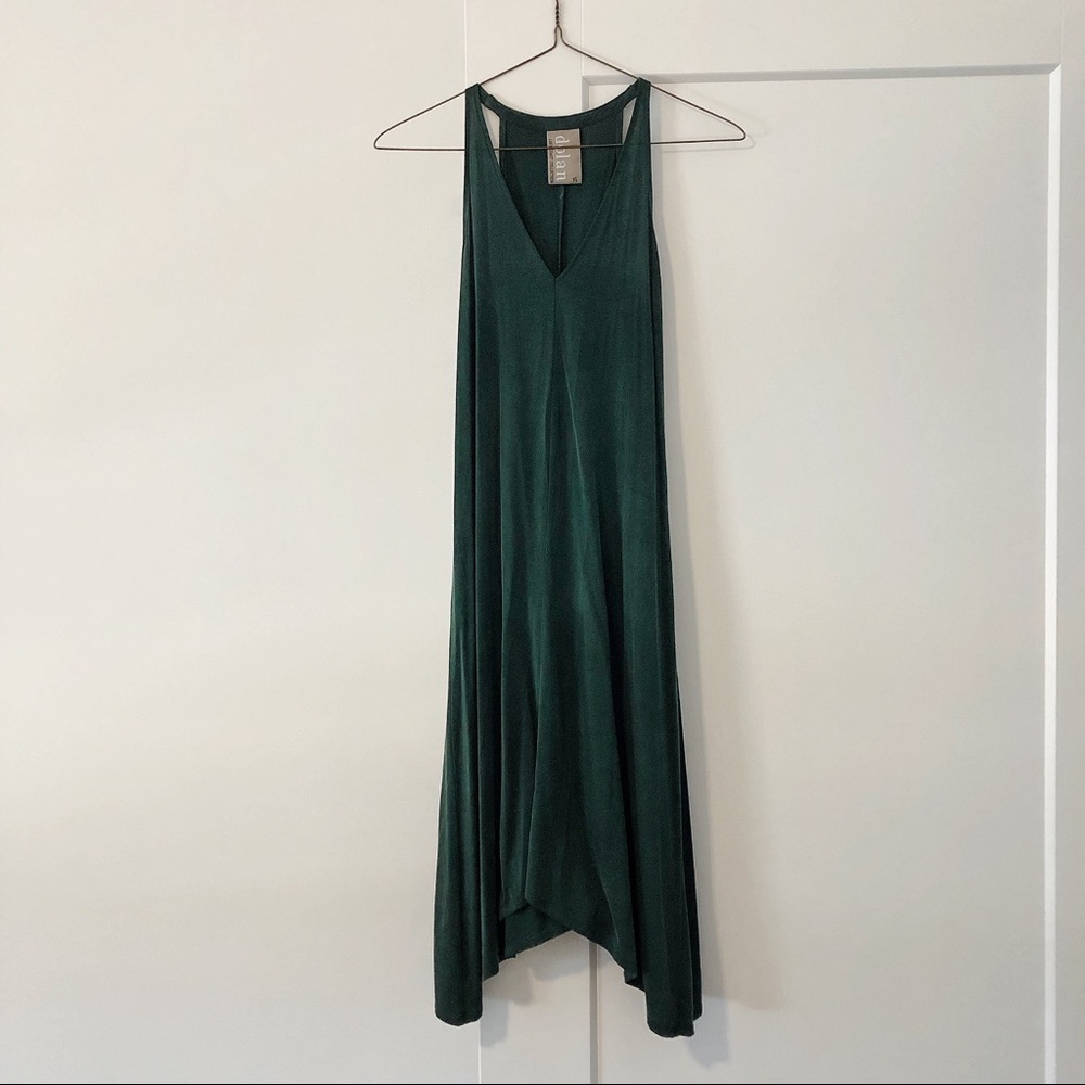ANTHROPOLOGIE soft green maxi dress